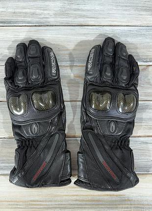 Richa warrior riding leather gloves black оригінальні рукавички