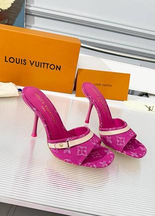 Мюлі на підборах louis vuitton 12-14 робочих днів
