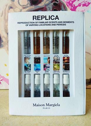 Maison margiela replica набір пробників туалетної води унісекс 10х2 мл