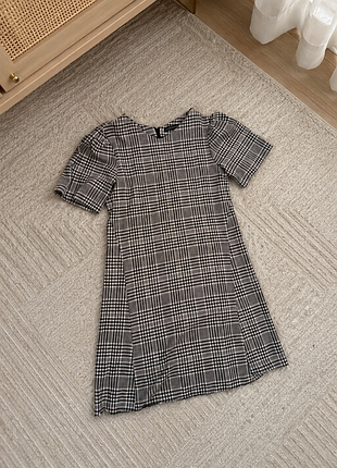 Zara платье в клетку | хлопок