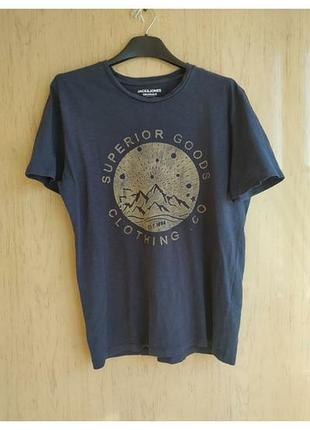 Футболка jack &amp; jones pозмер l/48 коттон