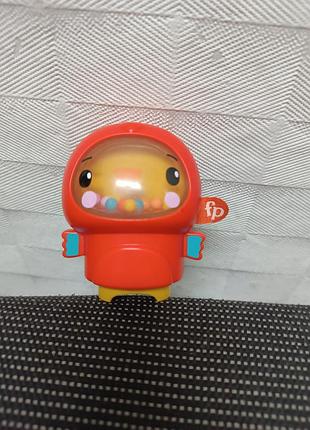 Брязкальце пищалка пташка fisher price fidget buddies
