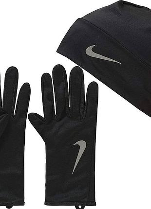 Nike оригінальний комплект для бігу шапка та перчатки