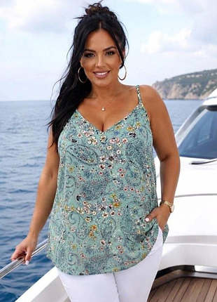 Блузка блуза майка размер 3xl (54)