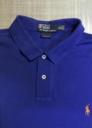 Polo by ralph lauren 💙чоловічий одяг/синя футболка 💛xxl54