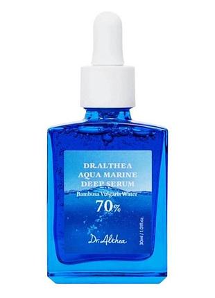 Увлажняющая сыворотка для лица с бамбуком dr.althea aqua marine deep serum 30 мл