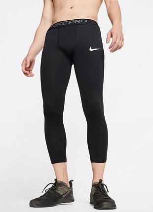 Чоловічі спортивні легінси тайтси nike 3/4 tights
