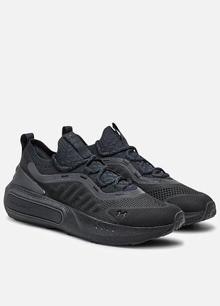 Кроссовки мужские under armour phantom 4 черные сетчатые текстильные беговые тренировочные повседневные 42,5 - 43 размер