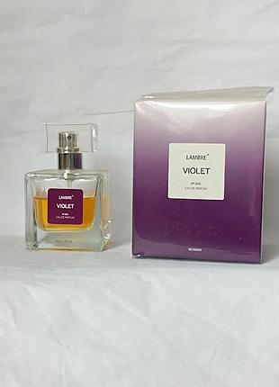 Парфуми парфумована вода lambre 204 violet  залишок 30мл black opium