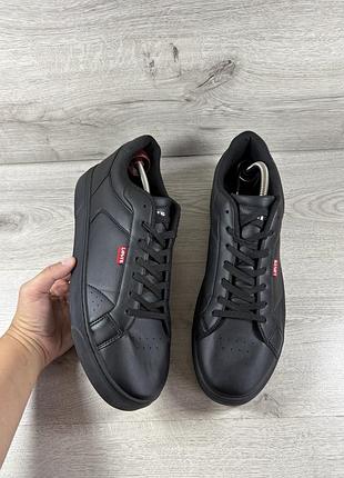 Levi’s кросівки чоловічі чорні 46 розмір екошкіра