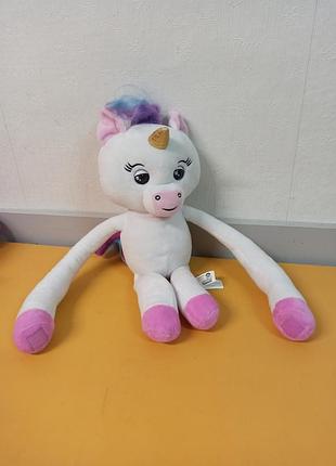 Интерактивный мягкий единорог обнимашка wow wee fingerling hugs interactive unicorn plush,