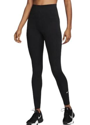 Лосіни nike women one dri-fit hr tights dm7278-010 (оригінал)