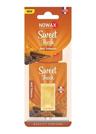 Ароматизатор мембранный nowax sweet fresh - anti tobacco