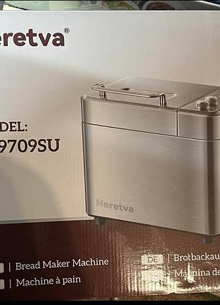 Хлебопечка хлебопечка neretva pe9709su автоматическая из нержавеющей стали