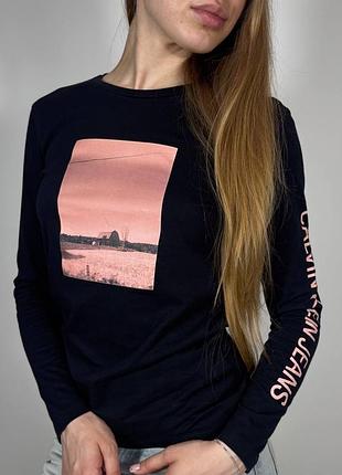 Оригінальний жіночій лонгслів calvin klein