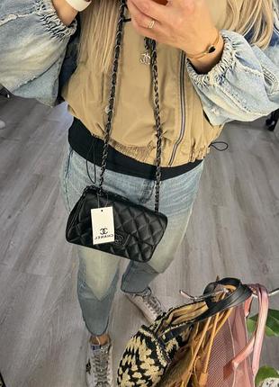 Сумка клатч  в стилі шанель chanel шкіряна