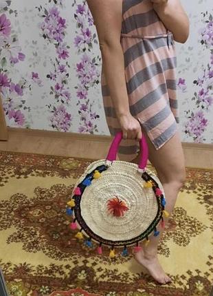 Этно сумка,соломка