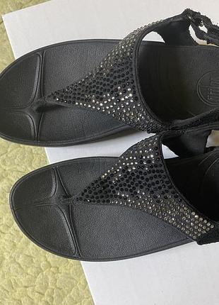 Фирменные кожаные ортопедические босоножки fitflop. размер 36. стелька 22.5 см. сток. оригинал!