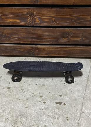 Пенни борд / penny board (черный и розовый) в отличном состоянии