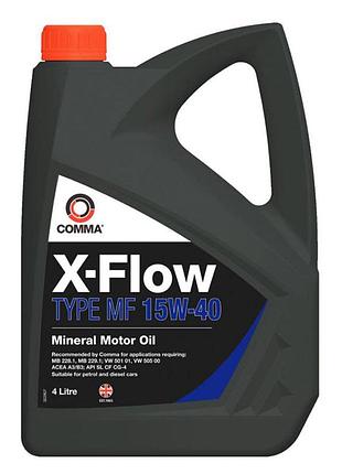 Моторное масло comma x-flow type mf 15w-40 4л