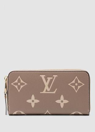 Гаманець louis clemence wallet bicolor vuitton beige/cream