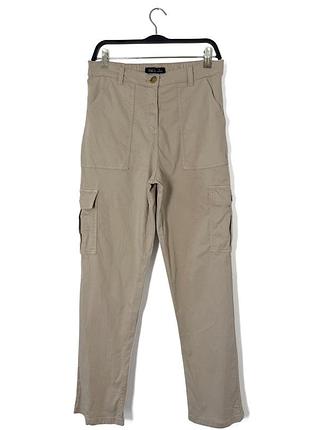 Бежевые летние брюки карго m&amp;co