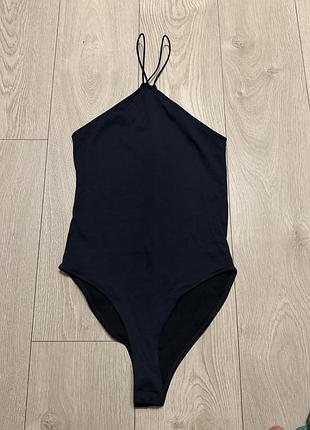 Боді в рубчик zara