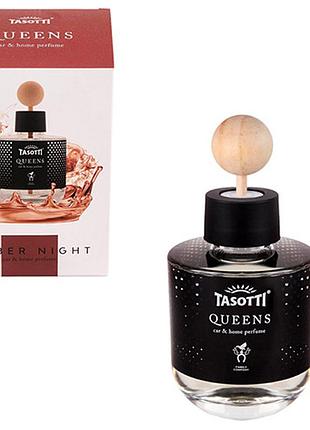 Ароматизатор жидкий для дома/офиса tasotti "car&home" queens 100ml amber night