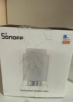 Умная термоголовка / радиаторный клапан sonoff trvzb zigbee 3.0