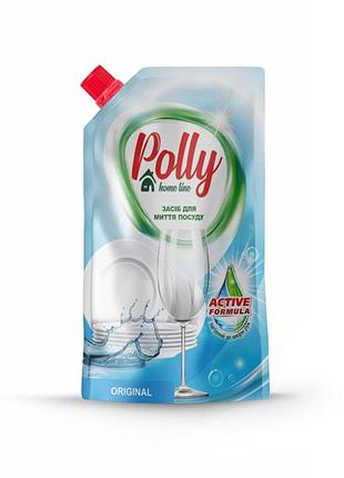 Средство для мытья посуды polly ориджинал дой-пак, 500мл