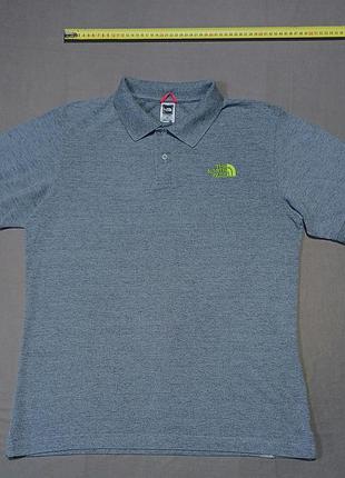 Плечі 45 см the north face size s   сіре поло 100% cotton