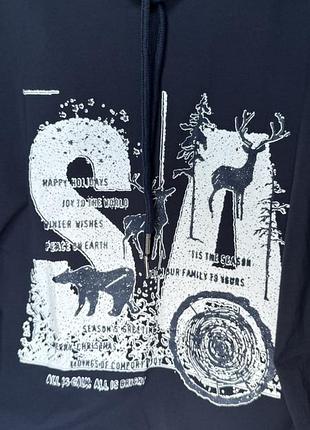 Кофта синя з горловиною 6