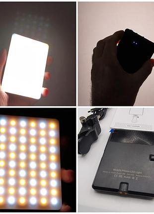 Led лампа для телефона накамерный свет xinbaohong cl-v11se 2000mah cri≥95
