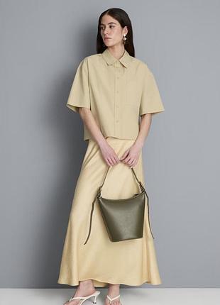 Сорочка льон віскоза бавовна primark вільного крою розмір м л вкорочена
