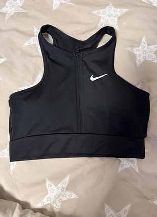 Чорний спортивний топ  nike