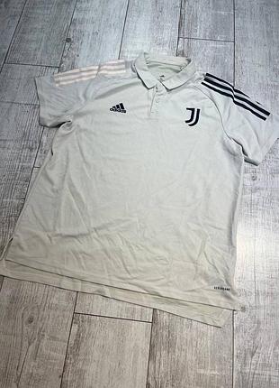Футбольна футболка поло adidas juventus
