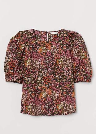 Неймовірна квіткова блуза h&m