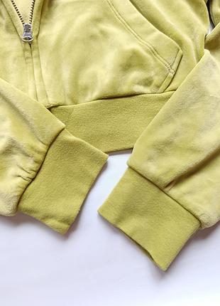 Укорочена плюшева кофта h&amp;m 6