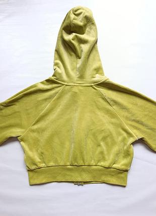 Укорочена плюшева кофта h&amp;m 7