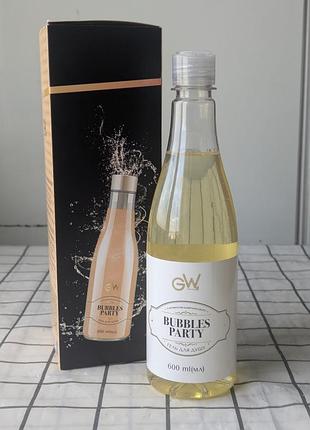 Green way гель для душа bubbles party с ароматом шампанского, 600 мл