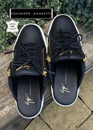 Giuseppe zanotti італія ексклюзивні шкіряні жіночі сабо мюлі клогги кросівки оригінал