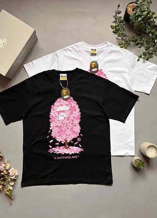Футболка bape sakura унісекс | a bathing ape | розміри s-xl