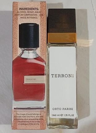 Парфумована вода terroni travel perfume 40 мл, унісекс