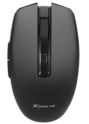 Мышь компьютерная xtrike me gw-224bk 1600dpi беспроводная bluetooth черный