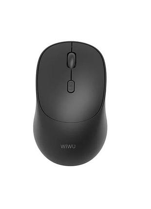 Беспроводная мышь wiwu wm112 2.4g usb 800/1200/1600 dpi черная (6976975619483)