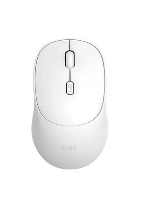 Беспроводная мышь wiwu wm112 2.4g usb 800/1200/1600 dpi белая (6976975619490)