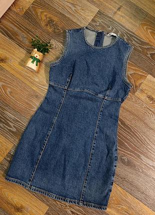 Джинсовий сарафан zara