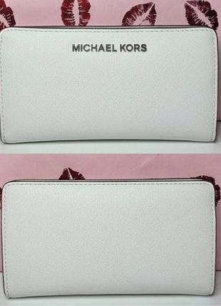 Оригінальний шкіряний гаманець michael kors jet set travel slim bifold (новий)