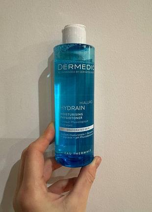 Фізіотонік зволожуючий dermedic hydrain 3 тонік тонер для чутливої шкіри