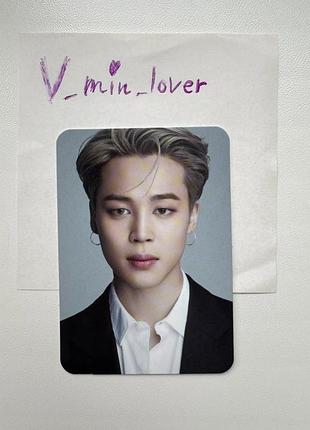 Bts jimin dicon колекційна карта чімін мерч